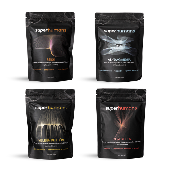 Kit Superhumans (4 adaptógenos)